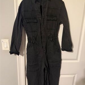 Black Utility Jumpsuit